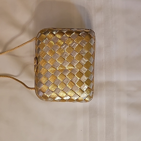Sasha Gold & Silver Evening bag or clutch - Picture 4 of 10